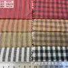 Tecido de Camisa Xadrez Lavado Tingido em Fio 100% Algodão do Fabricante Original, Tecido Xadrez Clássico para Roupas Infantis, Xadrez Casual