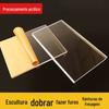 Fábrica de processamento de chapa acrílica transparente, impressão UV, corte a laser CNC, gravação, dobra, perfuração, chapa de vidro orgânico