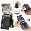 Aplicable a Funda para Samsung Z Flip 8 Flip Cover Portatarjetas Billetera con Cremallera para Monedas Soporte Hebilla de Anillo para Dedo zflip7 Funda Protectora