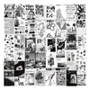 Colección Pegatinas Ins de Alto Valor Blanco y Negro Materiales para Diario DIY Funda de Teléfono Maleta Pegatinas Decorativas Mayoreo