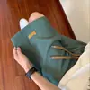 Shorts de Seda Gelo Plus Size Verão Calças Finas Calças de Praia Secagem Rápida Soltos Esporte Casual Bermudas