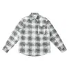 Camisa a cuadros retro moderna estilo japonés de manga larga para hombre, colección otoño 2026, con estampado de cuadros, diseño artístico, estilo casual, corte holgado y cuello con muesca