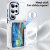 Capa para Celular Samsung Compatível com Amazon Porta-Cartões Multifuncional 2 em 1 Coreana Transparente Porta-Cartões Capa de Celular s26u