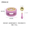 Horno Fundidor de Sellos de Cera en Colores Macaron, Herramienta Fundidora de Sello de Cera de Madera, Horno para Derretir Cera, Gránulos de Cera y Accesorios Relacionados