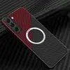 Capa Transparente Eletrodepositada para Celular Samsung s23ultra Carregamento Magnético S22Plus Película para Lente Completa Capa Macia