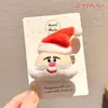 Broche de Reno de Santa Claus Navideño Insignia Metálica Linda Japonesa Pin Botón de Ropa de Dibujos Animados Accesorios Adorno de Regalo