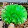 Pompons de Flor para Líderes de Torcida, Cabos de Pompons para Cheerleading, Pompons Coloridos, Pompons de Mão para Cheerleading, Flores de Mão para Eventos Esportivos