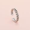 Anillo trenzado estilo plata tailandesa para mujer estudiante anillo abierto tejido simple joyería retro personalizada de celebridad de internet venta al por mayor