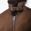 Jaqueta Casaco Feminino Manga Longa Dupla Face Atmosfera Maillard Inverno Novo Espessado Quente Solto Casual Top