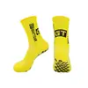 Calcetines de fútbol de entrenamiento profesionales para hombre, calcetines deportivos con planta de rizo, calcetines antideslizantes con puntos de goma, calcetines transpirables y absorbentes de sudor de media pantorrilla al por mayor