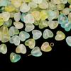 Acrílico degradado espolvoreado oro cuentas de amor accesorios con cuentas pulsera hecha a mano diy accesorios cadena para teléfono móvil