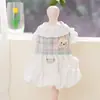 2026 Novo Estilo Vestido para Cachorro Primavera e Verão Fino Respirável Renda Gola Halter Vestido Princesa Roupa para Pet