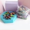 Anillos de Lijado para Pulir Uñas, Colores Mixtos, 70 Piezas por Caja, Anillos de Lijado de Colores para Pulir Uñas para Eliminar Piel Muerta y Callos