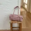 Bolsa feminina de grande capacidade 2026 nova bolsa de ombro casual nicho vintage com toque de alta qualidade para trabalho e deslocamento, bolsa tipo travesseiro