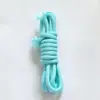 En stock de fábrica cuerda de paraguas línea miu 5 mm de núcleo poliéster color sólido tejido DIY colgante para mochila cuerda de ajuste de cintura flor