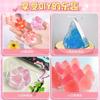 Color transparente cera de gelatina amasado música diy bolsa de material traje molde juguete descompresión para niños artefacto de descompresión para niña