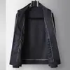 Chaqueta Casual para Hombre 2026 Primavera/Verano Cuello Alto Versión con Cremallera Lujo Juvenil Estilo Business Old Money Abrigo Casual de Lino
