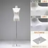 Tienda de Ropa Estilo Coreano Accesorios para Maniquíes Ropa de Mujer Exhibidor de Maniquí de Hombro Recto para Ventana Maniquí de Cuerpo Humano Soporte de Maniquí de Hombro Plano