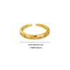 Anel de Borboleta Elegante e Simples com Zircônia e Banho de Ouro 18K para Mulheres, Zircônia Micro-Incravada, Anel Aberto Ajustável Delicado para o Dedo Indicador
