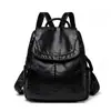 Mochila de Cuero Lavado Estilo Nuevo 2026 para Mujer, Mochila Suave de Cuero Lavado, Bolso de Mujer, Mochila de Viaje, Bolsa Casual de Gran Capacidad