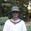 Gorra de Pesca Plegable Unisex para Exteriores con Malla Anti-Mosquitos, Tela Transpirable, Protección Solar UPF50+ para Senderismo y Camping