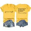 Camiseta de Manga Corta con Estampado Frontal y Trasero Amazon Comercio Exterior Transfronterizo Eres Suficiente Querido Holgada Moda en Stock