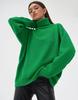 Suéter Novo de Gola Alta Outono e Inverno 2026 Feminino Cor Sólida Pulôver Tricô Roupas Femininas Transfronteiriças Europeias e Americanas Amazon Rússia