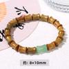 Jingdong joyería sándalo verde cuentas de bambú verde Dongling pulsera estilo étnico retro para hombre y mujer pulsera de anillo único venta al por mayor