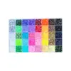 Atacado best-seller transfronteiriço 48 cores 60 cores strass de fundo plano 15 grades 40 grades conjunto de strass de resina strass AB acessórios de decoração para nail art