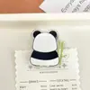 Colgante Plano de Pan de Caricatura de Animales con Clip de PP Lindo Colgante para Mochila Escolar Regalo