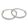 Pulsera de Plata de Ley 999 Xiangyun para Bebé Joyería de Plata para Niños Estilo Étnico Pulsera de Tobillo Luna Llena Regalo para Niños