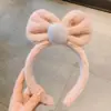 Diadema de Felpa con Astas de Ciervo de Dibujos Animados Lindos Estilo Coreano Sencilla Famosa en Internet para Niña Cara Dulce Accesorios para el Cabello