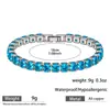 Bestseller de Amazon: Pulsera de Diamante de Zirconia para Mujer, Pulsera Nupcial Full-Diamond, Accesorio de Boda, Pulsera Completamente de Cobre