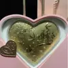 Regalo de San Valentín: Moneda de Oro con Forma de Corazón "Te Amo con Todo Mi Corazón" Adorno para Esposa, Regalo de San Valentín con Pan de Oro