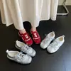 Zapatos Plateados Mary Jane Estilo Ballet para Mujer, Nuevos Tenis de Plataforma Planos Verano 2026, Zapatos Casuales Alemanes de Entrenamiento