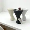 Portavelas Perfumado de Cemento de Alta Gama Nafos Factory Decoración de Ambiente para Dormitorio Velas de Cera de Soja Hechas a Mano Aromaterapia