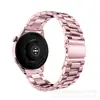 Para huawei gt samsung apple iwatch correa de reloj de metal universal tres acero inoxidable tres perlas correa S8S9