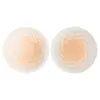 Protetores de Mamilo Sólidos com Ranhura Perfurados em Espiral de Silicone Protetores de Mamilo Invisíveis Protetores de Mamilo Anti-Protrusão Sutiã Vestido de Casamento Pastilhas para Seios Push-Up