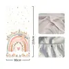 Temu Amazon Xiyin Suministro Exclusivo Transfronterizo de Funda Decorativa de Puerta de Habitación Elástica de una Pieza, Funda de Puerta Estilo Arcoíris Fácil de Instalar