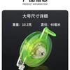 Carrete de mano rueda Jiaojiang rueda Taizhou carrete de alambre de aleación de aluminio rueda de bobinado carrete de pesca de descarga rueda de línea de pesca tradicional