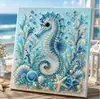 Nuevo producto transfronterizo 5D Pintura de diamantes 5D Colgante acrílico Decoración de ambiente navideño Fábrica directa