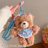 Llavero Colgante Muñeco Oso Pequeño Muñeco Pequeño Lindo Oso de Peluche Colgante Pequeño Accesorio para Bolso