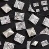 Zircón Irregular Geométrico AAA Chapado Zircón de Espalda Puntiaguda Diamante Multifacético Deslumbrante Arte de Uñas DIY Cristal Sintético Zircón