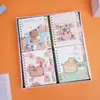 Nuevo Jiikawa Dibujo Animado Lindo Perro Dibujado con Línea Cuaderno Portátil Diario para Niños