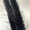 Tiras de Plumas Sintéticas de Pavo Blancas en Stock, Ensanchadas y Esponjosas, para Disfraces de Espectáculo, Pijamas Decorativos, Ropa de Casa, Tiras de Plumas Sintéticas de Avestruz al por Mayor