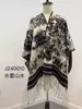 Nuevo chal étnico largo con flecos para mujer, adecuado para viajar en Xinjiang, Tíbet y Yunnan, con una abertura y estampado de pata de gallo, capa gruesa