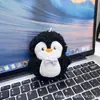 Bolsa de Peluche de Pingüino Linda Colgante de Muñeca Llavero Encanto para Bolsa Regalo para Mejores Amigos y Parejas Accesorio de Dibujos Animados