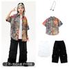 Trajes de Hip-Hop de Moda Callejera para Niños, Ropa Suelta de Hip Hop para Actuación de Niños y Niñas, Camisas Dopamina Geniales y Atractivas para Niños
