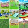 Popular Montaña Rusa Popular de Energía Humana al Aire Libre, Equipo de Diversión No Motorizado para Zonas Turísticas, Parques Infantiles y Parques