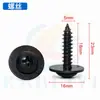 Tornillo Autorroscante de Acero Reforzado Engrosado Fijo en Forma de U para Guardabarros de Parachoques Universal de Coche